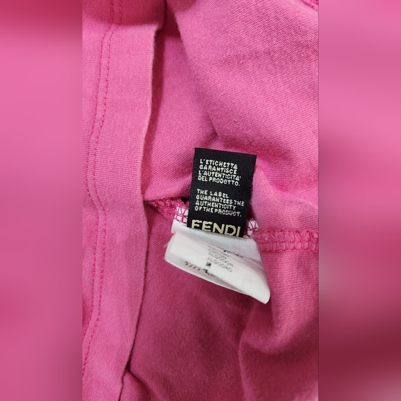 AUTHENTIC FENDI MONSTER LOGO PINK - Picture 3 of 6